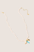 Freshwater Pearl Charm Necklace