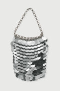 Sequin Chain Mini Bag