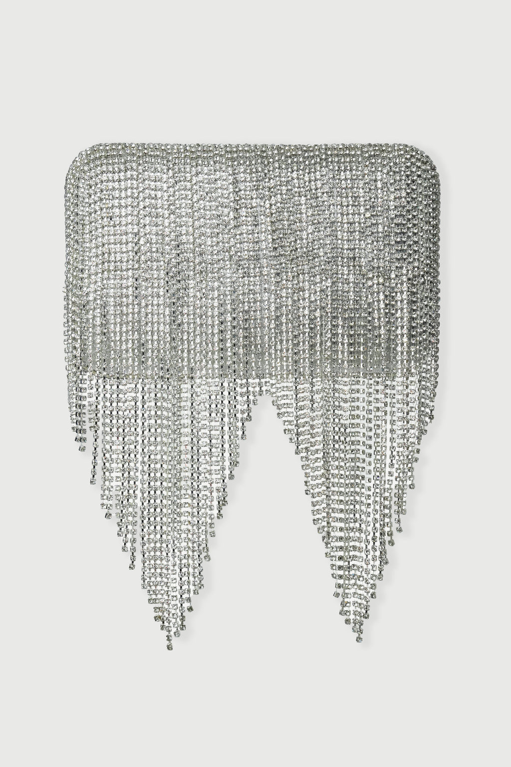 Crystal Fringe Clutch