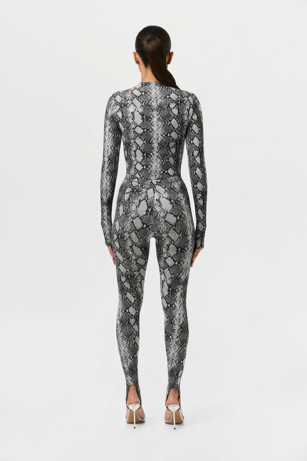 Naked Print Stirrup Legging Petite