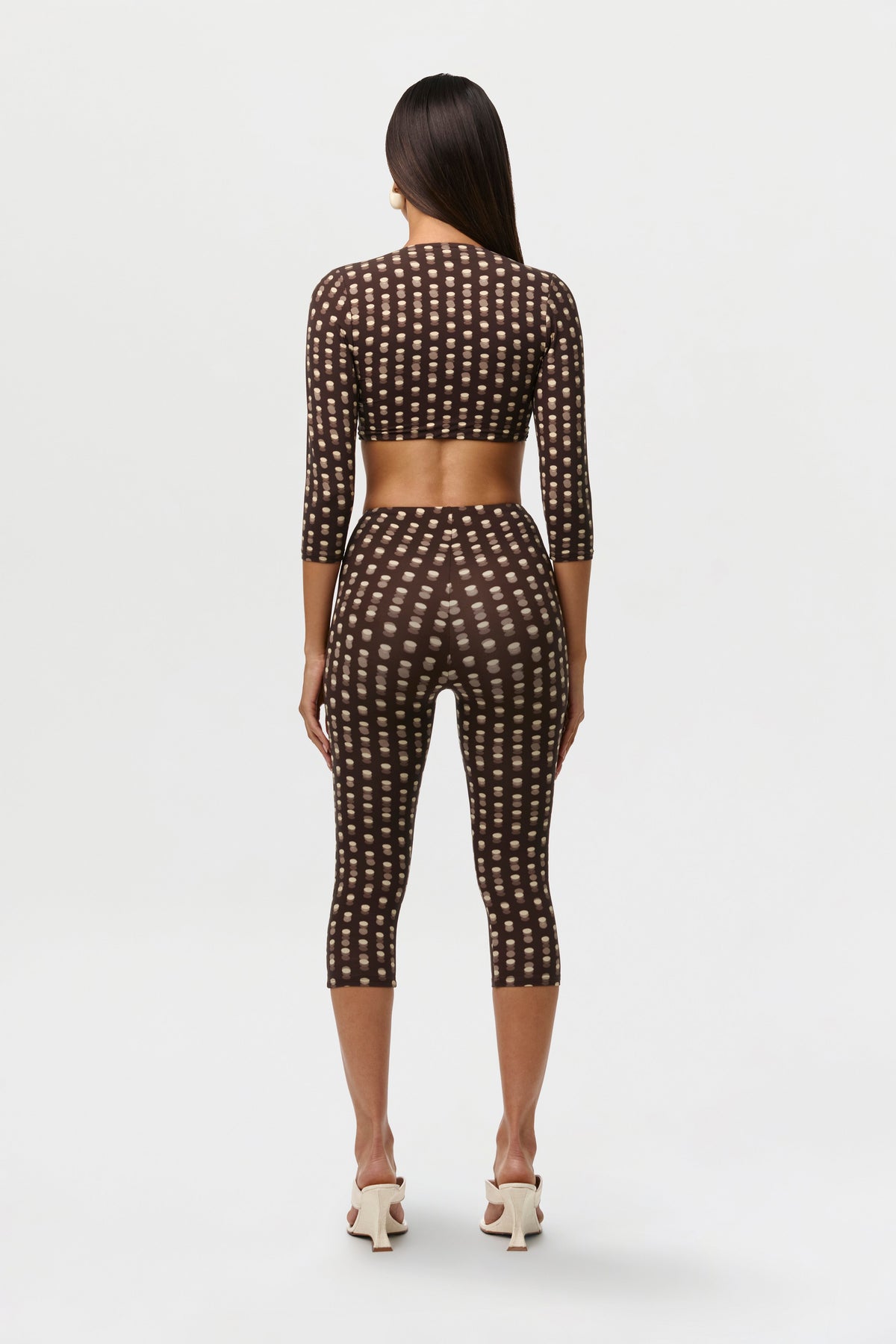 Naked Print Wire Crop Top
