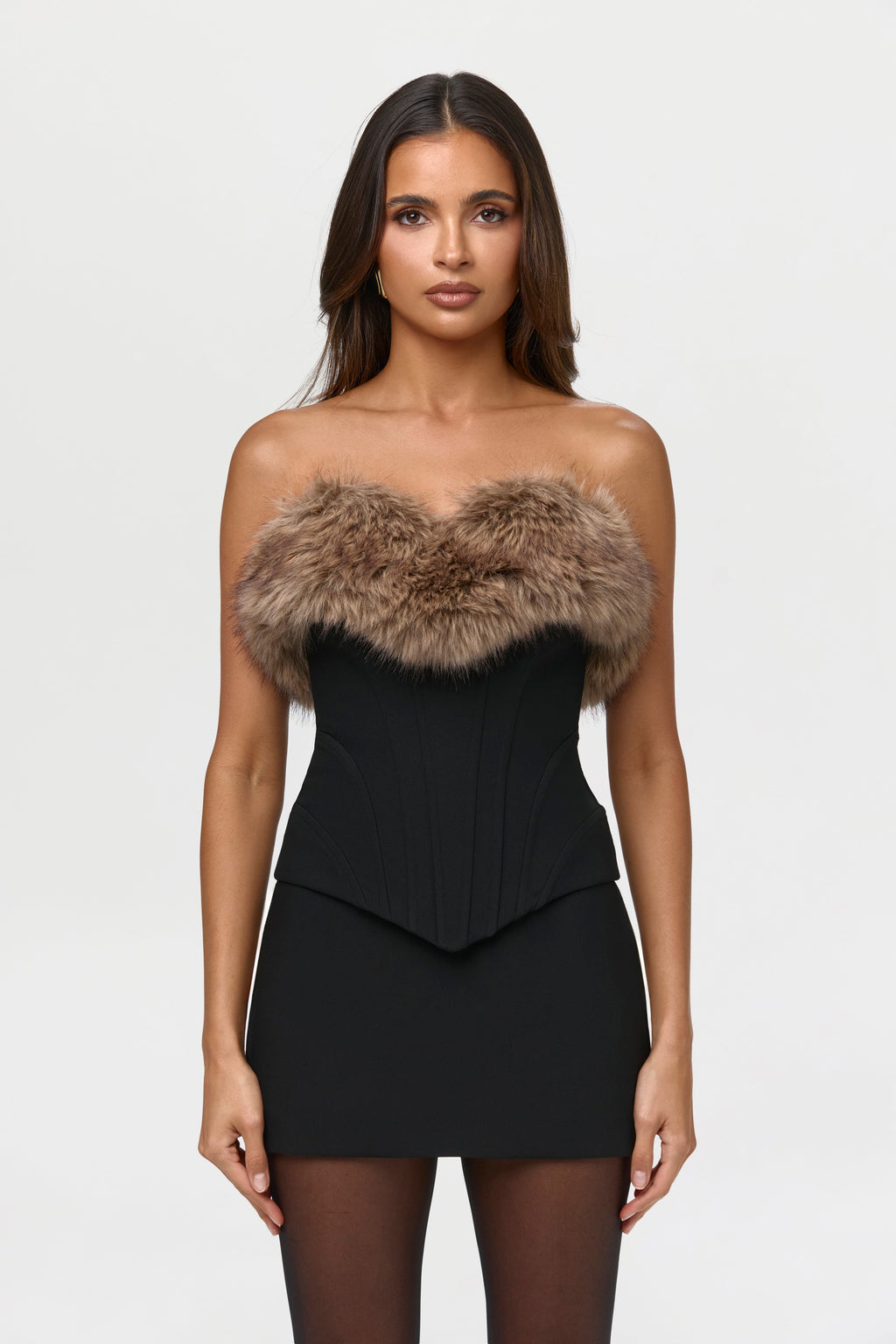 Suiting High Waist Mini Skirt