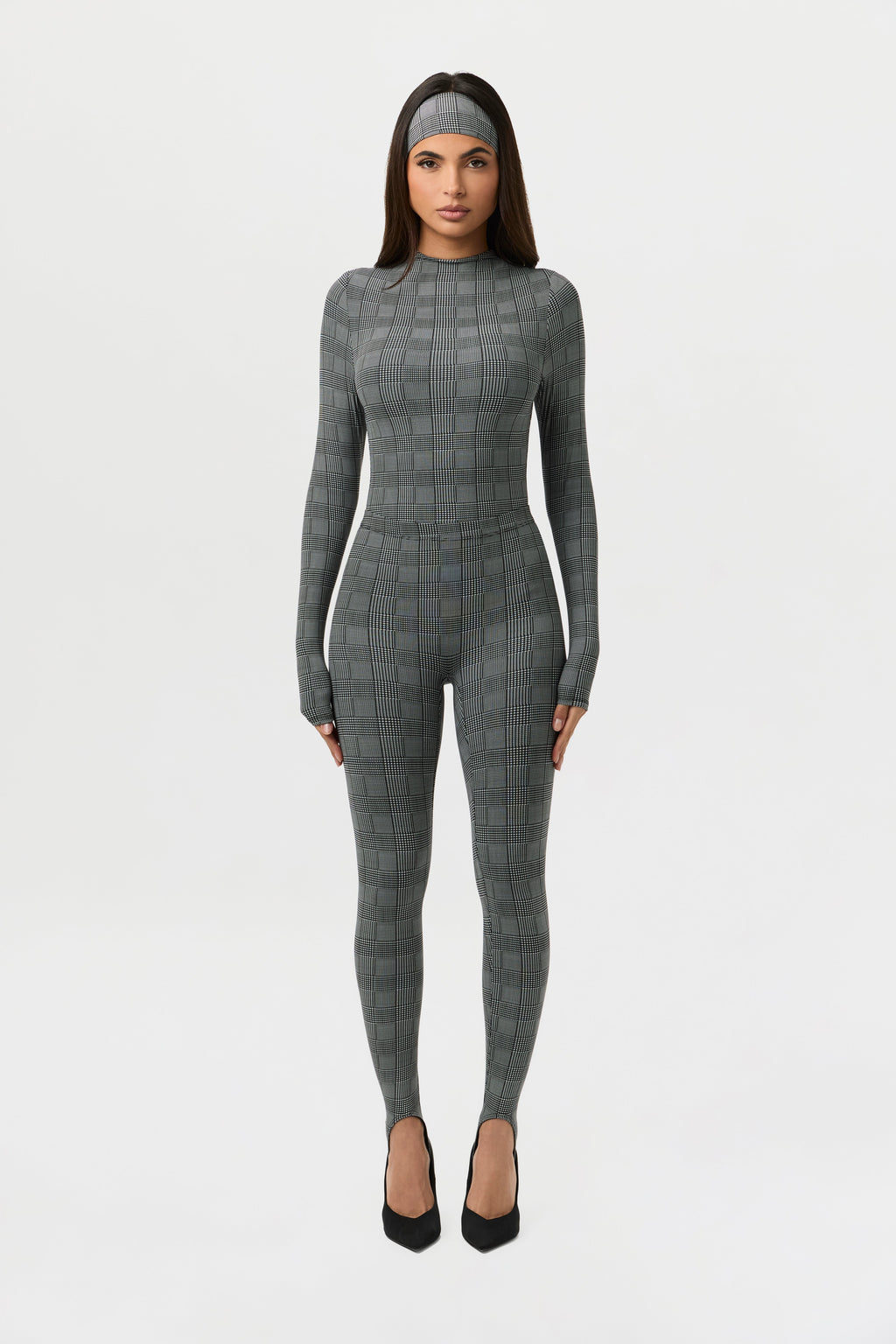 Naked Print Stirrup Legging Petite