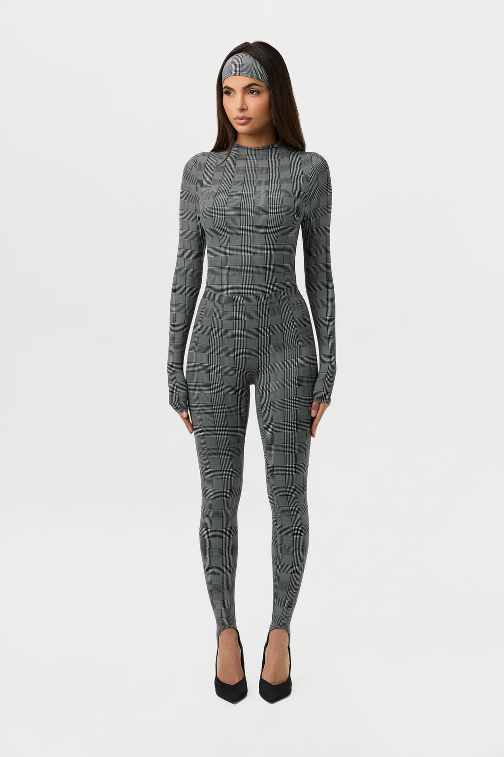 Naked Print Stirrup Legging Petite
