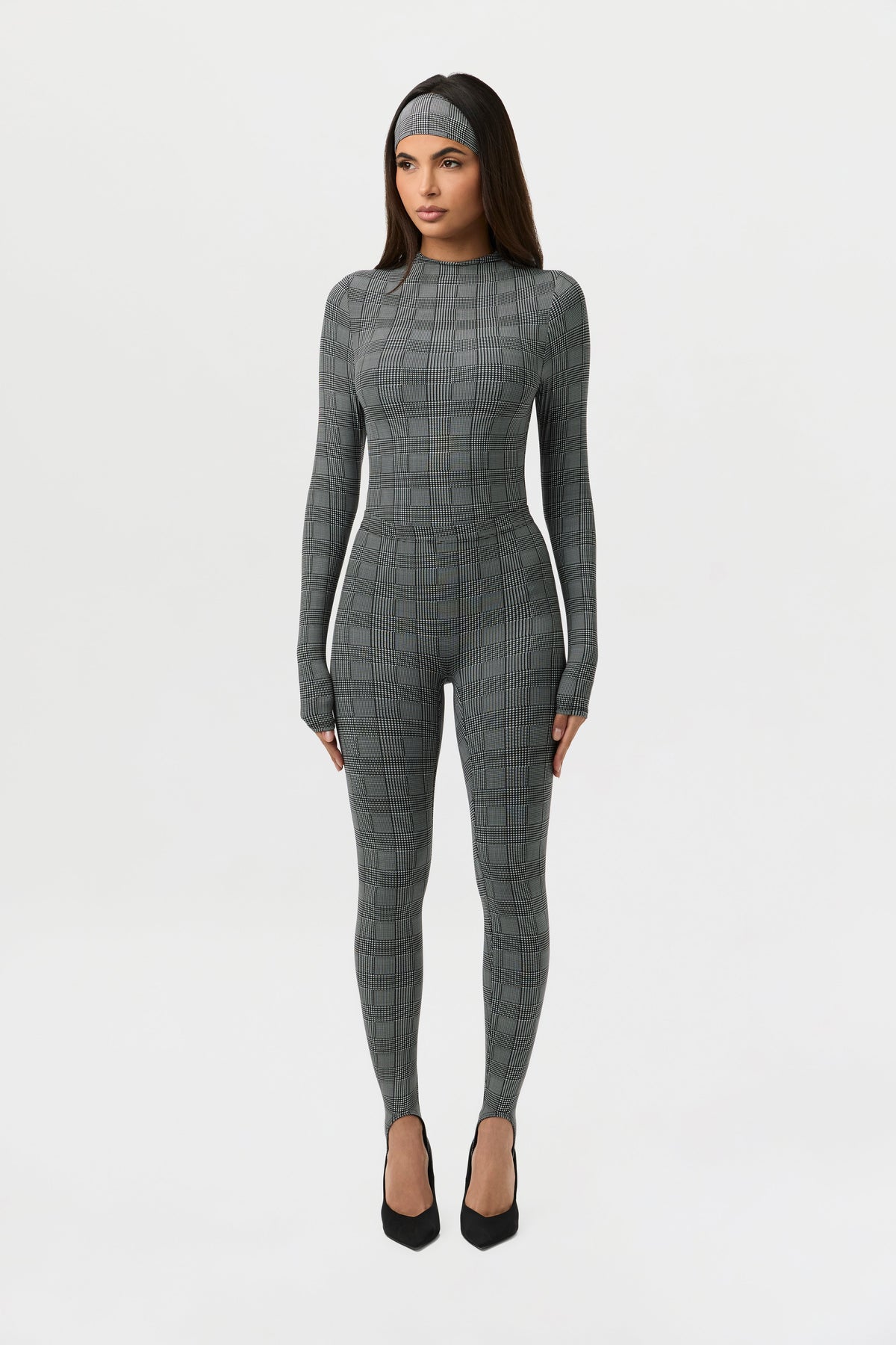 Naked Print Stirrup Legging Petite