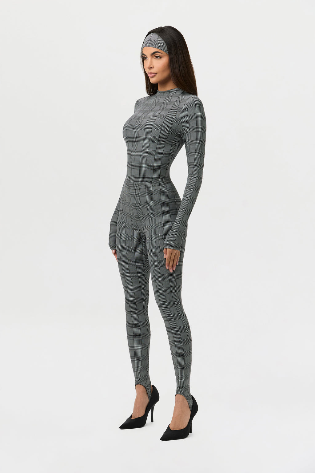 Naked Print Stirrup Legging Petite