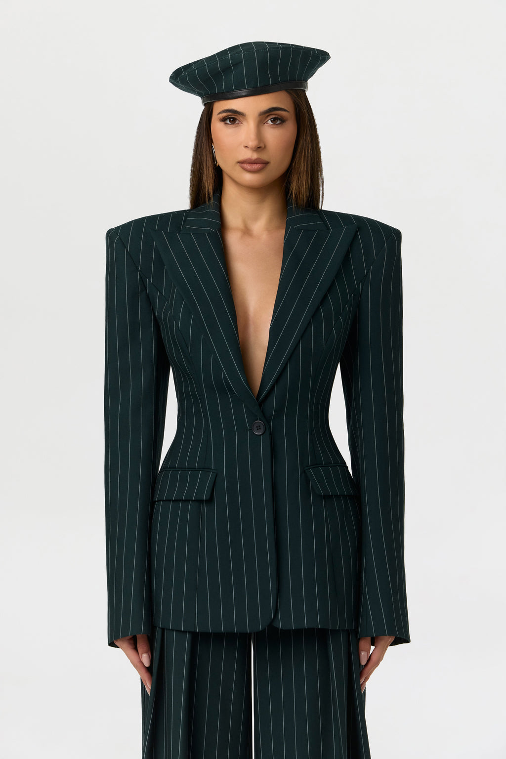 Suiting Sculpt Pinstripe Blazer