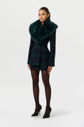 Suiting Plaid Mini Skirt