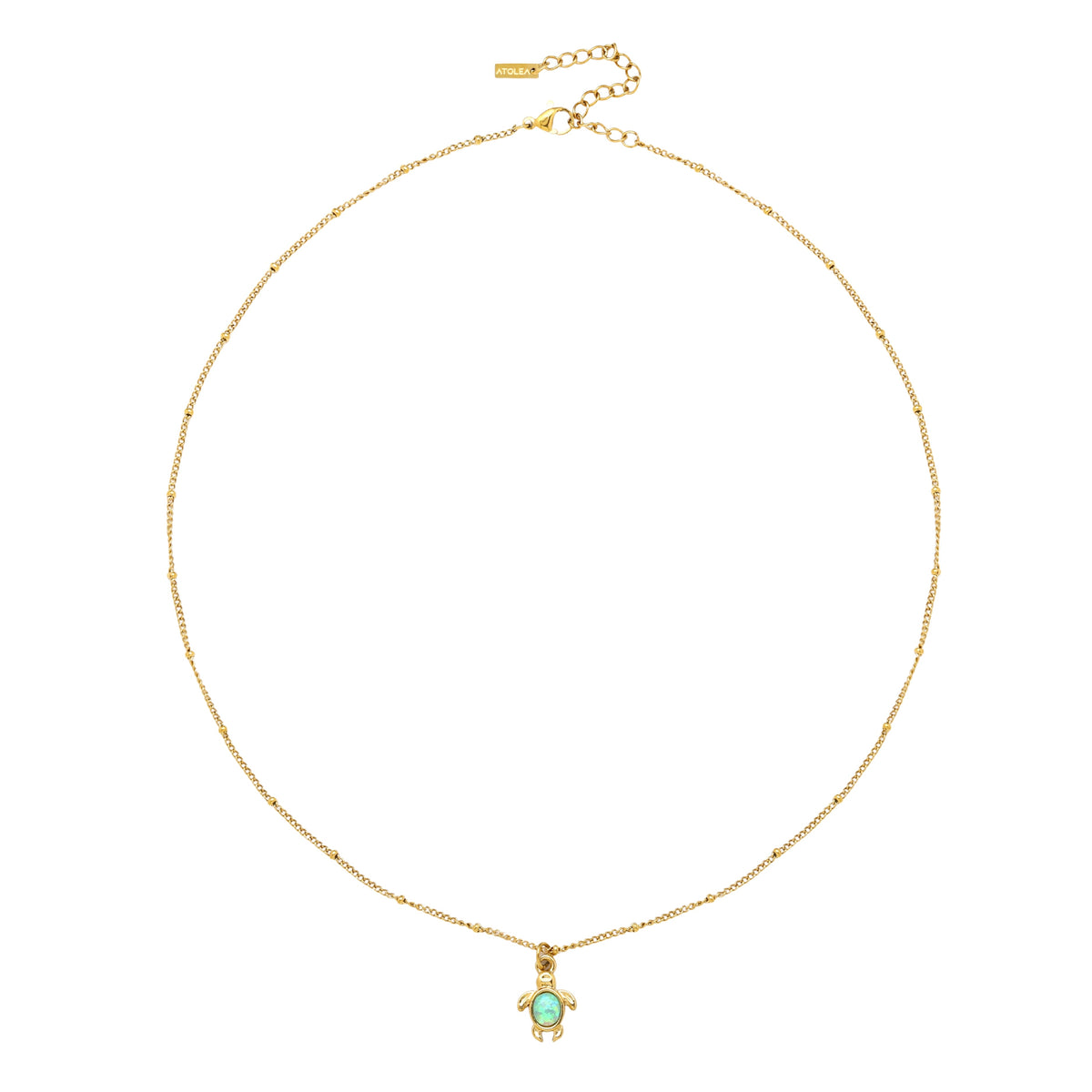 Opal Turtle Necklace
