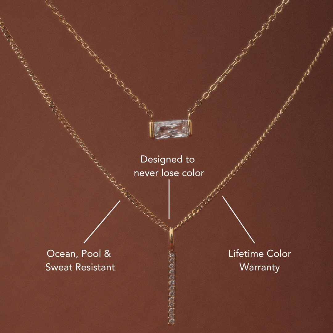 Sparkling Bar Necklace